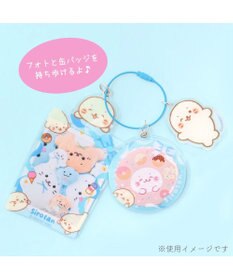 Mother garden しろたん フォト＆バッジホルダ― 《水色》 単品