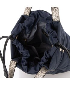 LA BAGAGERIE ドローストリング×キルト2WAYトート SSサイズ