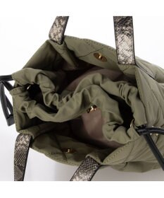 LA BAGAGERIE ドローストリング×キルト2WAYトート SSサイズ