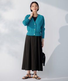 自由区 L 【洗える】ペーパーブレンド カーディガン