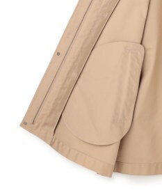 ICB L 【配色襟取り外し可能】ライトモールスキン キルトライナー付きバーンジャケット