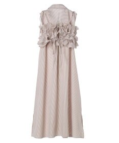 earth music&ecology ＳＥＴ２点シャーリングビスチェ×シャツワンピース