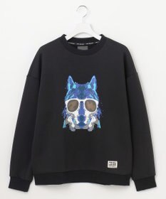 PW CIRCULUS 【MEN】ウルフモチーフスエット