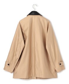 ICB L 【配色襟取り外し可能】ライトモールスキン キルトライナー付きバーンジャケット