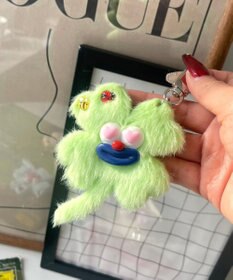 WEGO ハッピークローバーモンスターぬいぐるみキーホルダー