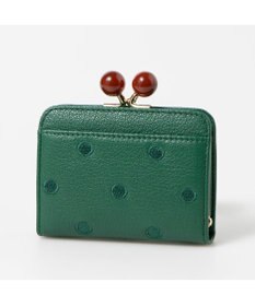UNBILLION ペルケ perche / アクリル玉ドット刺繍・ジャバラカードウォレット