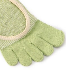 Chacott 140203 ラメストライプカバー　５本指ソックス