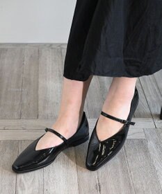 APOM 日本製 晴雨兼用スクエアトゥストラップシューズ15＜CRAHUG限定＞