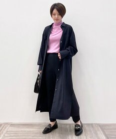 自由区 L 【洗える】カシミヤシルクブレンド タートルネックニット (検索番号:JJ47)