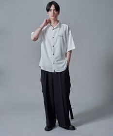 WEGO 【速乾/しわになりにくい/MLサイズ展開】アムンゼンワンポイントBIGシャツ（SS）