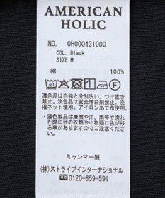 AMERICAN HOLIC 【接触冷感】スムースルーズクルーネックＴシャツ