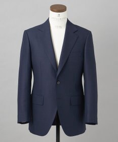 GOTAIRIKU ロングシーズン着用可【横伸度15％/ストレッチ性抜群】タスマニア120ｓスーパーストレッチ スーツ（ネイビー）