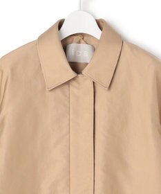 ICB L 【配色襟取り外し可能】ライトモールスキン キルトライナー付きバーンジャケット