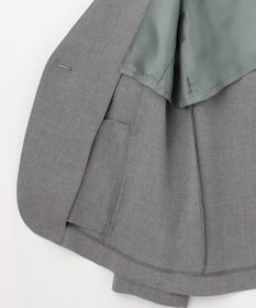 J.PRESS LADIES 【セットアップ対応】MELANGE ライトツイル ノーカラー ジャケット