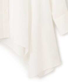 23区 【好評につき新色追加/洗える】イレギュラーヘム シアー ブラウス