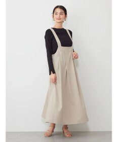 AMERICAN HOLIC 丈違いフロントタックジャンバースカート