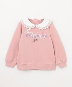 ANY KIDS 裏毛 モシャモシャ ロゴ トレーナー