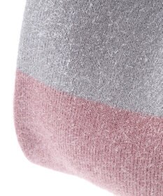 earth music&ecology バイカラーキラキラニットハンドバッグ