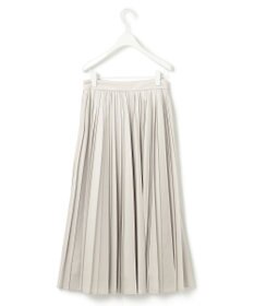 ICB 【洗える】レザーライクプリーツ スカート