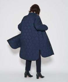 J.PRESS YORK STREET 【WOMEN】ロングキルトリバーシブルコート