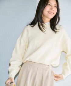 ANY SIS ラインポイント ニット オフ