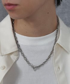 WEGO Mステンレスマンテルチェーンネックレス