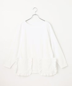 #Newans 【ANSWER for 神戸エレガンス】フリルポケットロングTシャツ