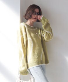 WEGO 【25年秋冬新作】ニュアンスライン配色プルオーバー