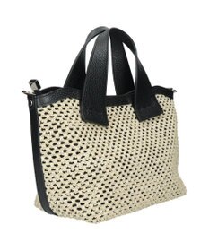 INTER-CHAUSSURES 【RIPANI】サマーツイード・レザーコンビバッグ