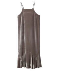 Green Parks armonia．ベロアキャミワンピース