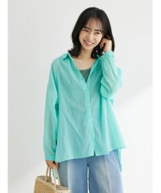 Green Parks インド綿　柔らかボイルシャツ