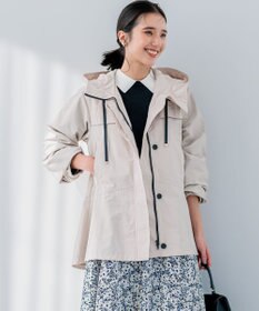 組曲 S 【WEB限定】フード付きライトブルゾン