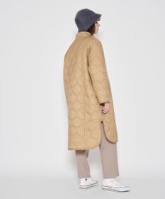 J.PRESS YORK STREET 【WOMEN】ロングキルトリバーシブルコート