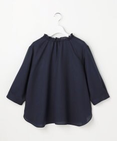 ANY SIS L 【2WAY】スムージーポリエステル フリルネック ブラウス