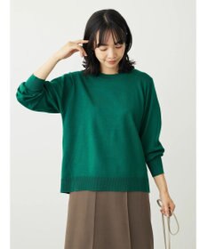 Green Parks アルガンオイル配合　クルーネックプルオーバー