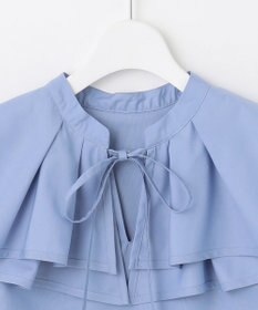 Feroux 【洗える】バイカラー ブラウス