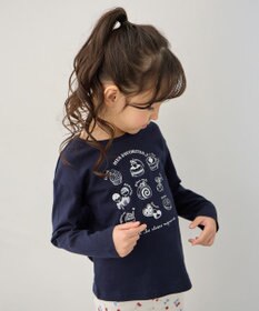 ANY KIDS 【一部店舗/WEB限定】【綿100%】プリント 長袖Tシャツ