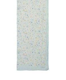 MOONBAT 【シルク100%】フルラ (FURLA) シルクシフォンロングスカーフ 小花柄 150cm×35cm