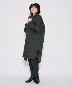 J.PRESS YORK STREET 【WOMEN】ロングキルトリバーシブルコート