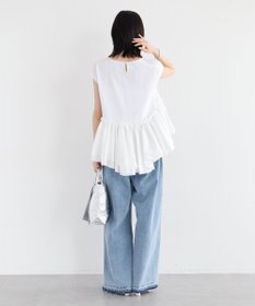 YECCA VECCA アシメペプラムカットソー