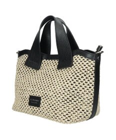 INTER-CHAUSSURES 【RIPANI】サマーツイード・レザーコンビバッグ