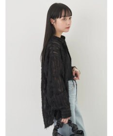 earth music&ecology ジャガードシャツ