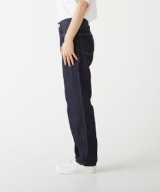 caqu FS linen tapered straight リネンテーパードストレートデニム