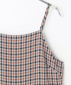 #Newans ボリュームチェックキャミワンピ