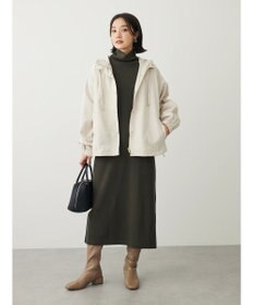 Green Parks リブカットＩラインワンピース