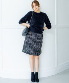 組曲 L ファンシーツィード ミニスカート