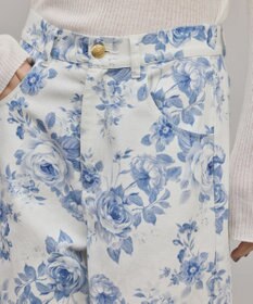 GRACE CONTINENTAL サイド切替バレルパンツ