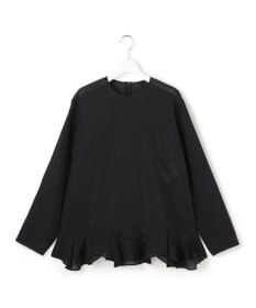 23区 【GOLD LABEL】オーガンジー ラッフルヘム ブラウス