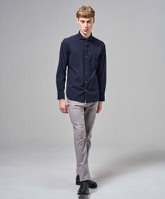 JOSEPH HOMME 【新モデル】トリコサッカーストレッチ 　ホリゾンタルカラーシャツ