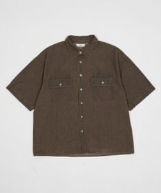 WEGO 【ユニセックス着用ITEM/MLサイズ展開】カラーデニムシャツ（SS）